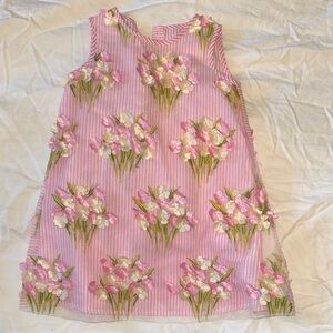 Floral Pink Kids Casual Dress size 5